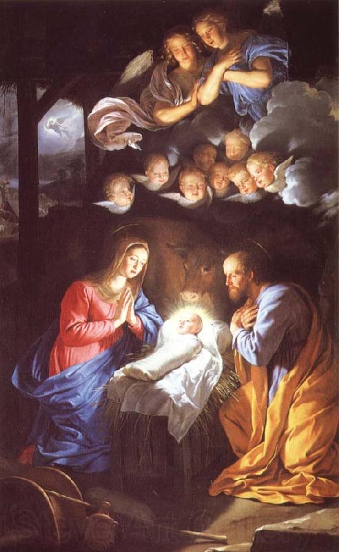 Philippe de Champaigne The Nativity Norge oil painting art